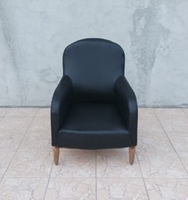 Fauteuil époque Art Déco en cuir
